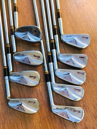 Vintage Macgregor Tourney Irons M89 2 - 9 And Dual Wedge