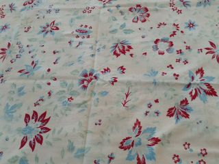 Vintage French Light Weight Floral Cotton Fabric