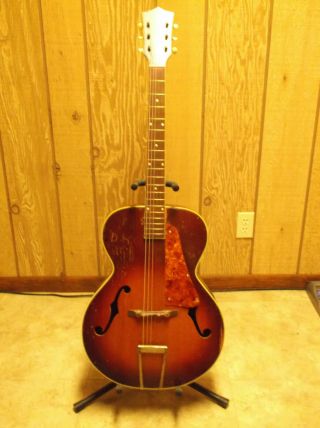 Vintage Kay Archtop Acoustic Guitar