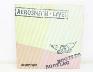 Aerosmith Live Official Bootleg Columbia C 35564 Vinyl Record Lp - R56