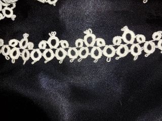 Antique Fine Hand Tatted Ecru Lace Approximately 8 Yards
