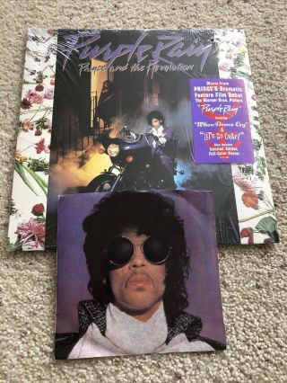 Prince And The Revolution Purple Rain Lp With Poster Shrink Hype Sticke