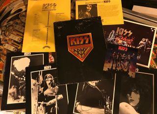 Kiss 1976 First Kiss Army Kit Pre Destroyer.  Aucoin,  Vintage Rare