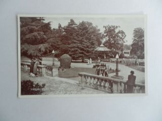 Vintage Post Card,  Priory Park,  Malvern,  Worcs