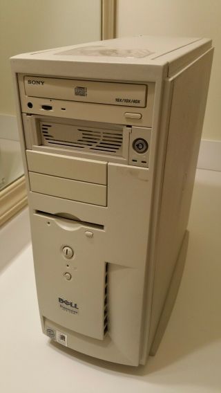Commercial Dell T500 Dimension Vintage Desktop Win98se Windows 98 Raid Nic 3xdb9