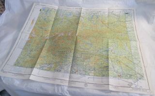 1955 Salzburg Austria Germany Italy Yugoslavia Map Usaf Pilotage Chart 252a Old