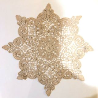 Vintage Armenian Need Work Doilies (set Of 2) (different Sizes) (handmade)