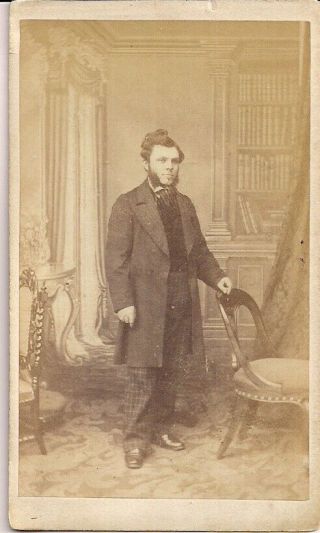 Rare Old Victorian Cdv Portrait By A.  Brothers Of Manchester C.  1867