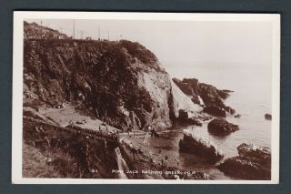 Isle Of Man : Post Jack : Vintage Real Photo Postcard