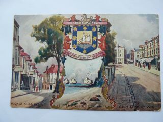 Isle Of Wight.  Vintage Postcard From W.  E.  B.  & Co.