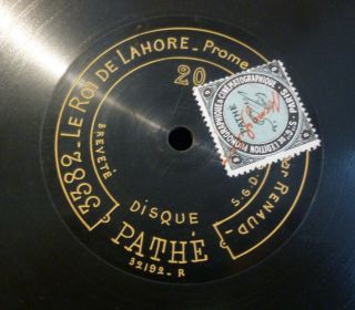 Renaud Le Roi De Lahore - Delna & Alvarez La Favorite / Pathe