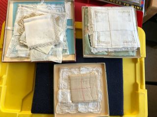 (32) Vintage Handkerchiefs From The 1930s And Before