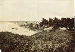 1890s Vintage Photograph Accra Gold Coast West Africa