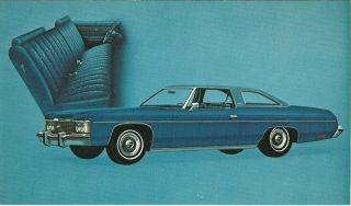 1974 Chevrolet Impala Custom Coupe Vintage Promotional Advertising Pc