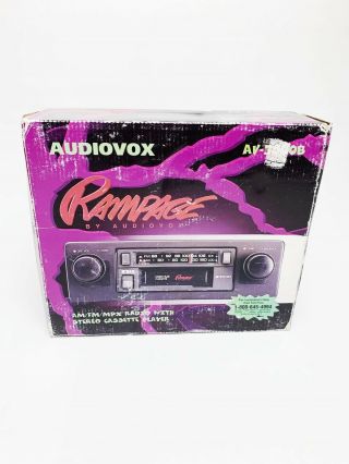 Vintage Nos Audiovox Av - 3000 Am/fm Car Stereo Cassette Player