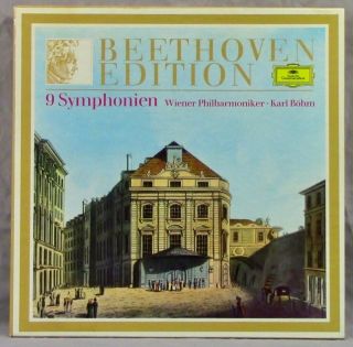 Beethoven 9 Symphonien Vienna Philharmonic 8 Records Box Set W/ Booklet Nm 1972