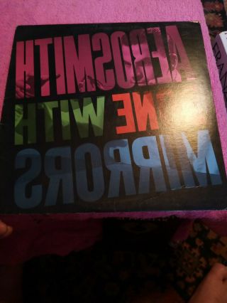 Aerosmith Done With Mirrors 1985 Vinyl Lp Cover Nm.  Record In Cond