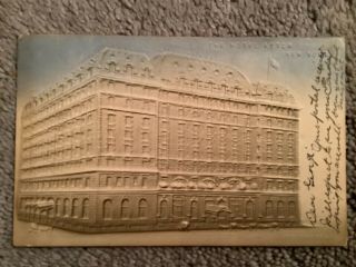 Vintage 1908 Postcard Of The Hotel Astor,  York City,  Ny