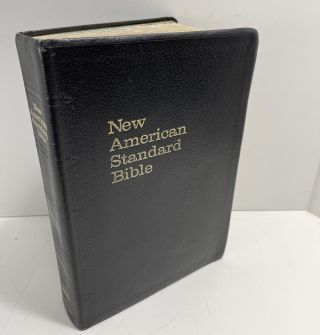 1973 American Standard Bible Reference Ed Concordance Foundation Map Vtg