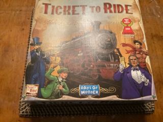 Ticket To Ride Train Board Game United States Map Never Played Vintage