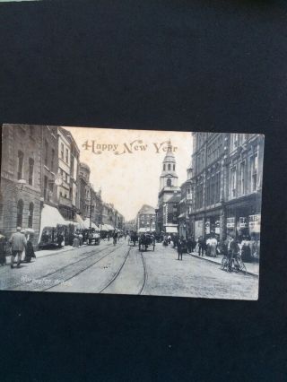 Worcester Cross Vintage Postcard Posted 1906