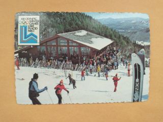 Vintage Postcard Ski Whiteface 1980 Olympics Lake Placid York Ny