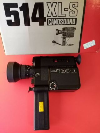 Vintage // Canon Canosound 514xl - S.  8 Movie Camera/ In.
