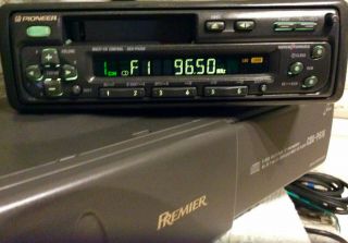 Vintage Pioneer KEH - P4450 AM/FM Multi - CD Control Cassette & Premier CDX - P616 CDC 2