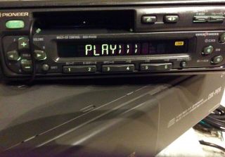 Vintage Pioneer KEH - P4450 AM/FM Multi - CD Control Cassette & Premier CDX - P616 CDC 3