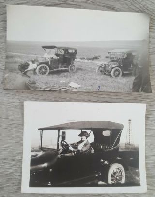 2 Antique Photos 1910 