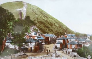 Ventnor St Boniface Downs Isle Of Wight Iow Posted 1932 Vintage Nigh Postcard