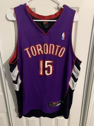 Vince Carter 48 Xl Nike Dri - Fit Toronto Raptors Jersey Vintage