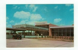 Al Montgomery Alabama Vintage Post Card " Dannelly Field Airport Terminal "