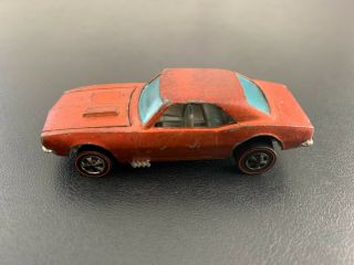 Vintage Orange? 1967 Custom Camaro Redline Hot Wheels - 2 (attic Fresh)