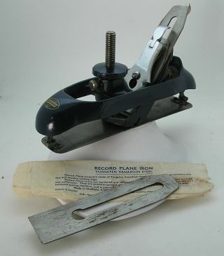 Vintage Boxed Record 020 C Circular 10 " - 1 - 3/4 " Cutter Plane Extra Cutter