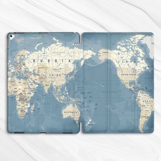 World Map Vintage Nautical Case For Ipad 10.  2 Air 3 Pro 9.  7 10.  5 12.  9 Mini 4 5