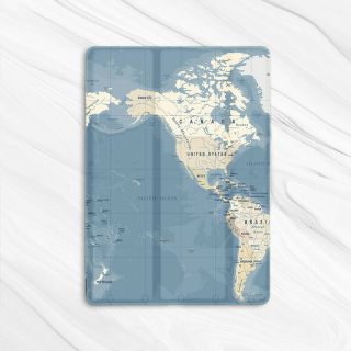 World Map Vintage Nautical Case For iPad 10.  2 Air 3 Pro 9.  7 10.  5 12.  9 Mini 4 5 3
