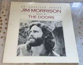Jim Morrison Music By The Doors; ‎an American Prayer Lp Vinyl Record 1995 Re