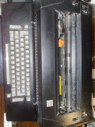 Rare Vintage Ibm Selectric Ii Correcting Electric Black Typewriter Rare