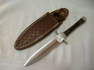 Vintage Case Xx Usa P62 - 4 - 1/2 Ss Fixed Blade Dagger P - 62 Boot Knife W/sheath