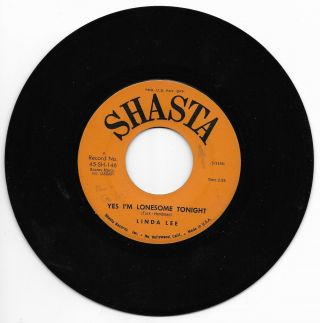 Linda Lee - Shasta 146 Elvis Presley Answer Song 45 Rpm Yes I 