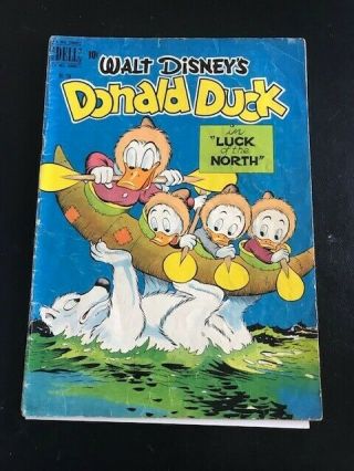 Four Color 256 1949 Dell Comic Disney Donald Duck Carl Barks Christmas Comic