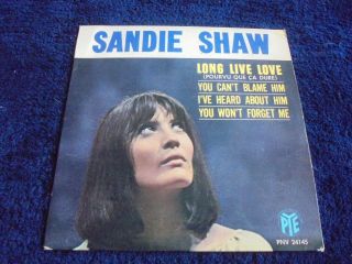 Sandie Shaw - Long Live Love 1965 France Ep Disques Vogue
