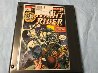 Night Rider 1.  Marvel Comic From 1974.  Vf