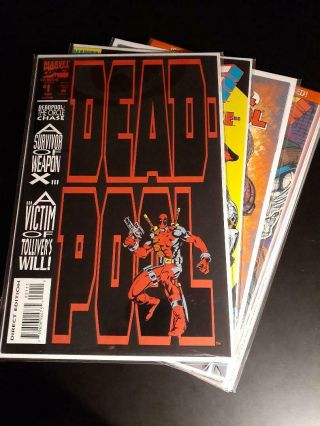 Rob Liefeld Marvel Comics X Force 2,  15,  Deadpool 1,  Wolverine 155 And More