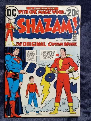 Shazam 1 Dc 1973 1st Captain Marvel In Dc