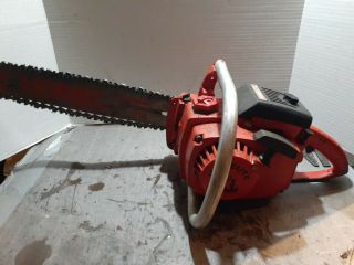 Vintage Homelite Xl Chainsaw Complete,  Starts And Runs