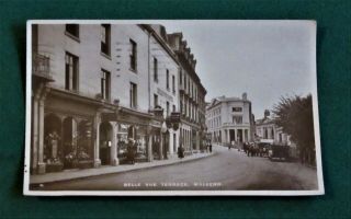 Vintage Postcard Worcestershire Malvern Belle Vue Terrace