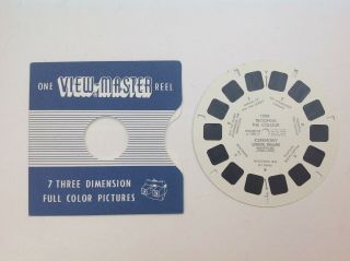 1no Vintage Sawyers Viewmaster Reel 1008 Trooping The Colour London England