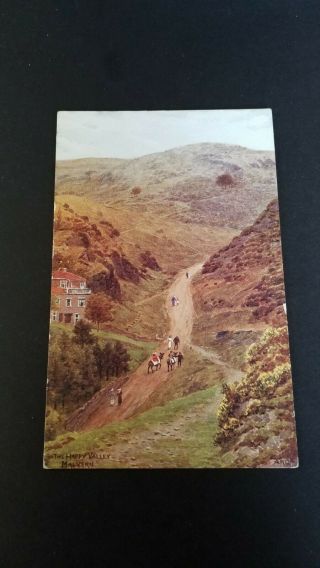 Vintage Postcard - J Salmon Ltd - A.  R.  Quinton - " The Happy Valley Malvern "